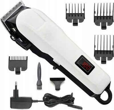 Dazzel Flex MAX-TOP 809 Hair-Cutting-Saving Classic Machinee-Bard Trimmer Shaver Fully Waterproof Trimmer 240 min  Runtime 5 Length Settings(White, Black)