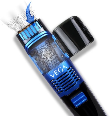 VEGA Smart Series Vacuum Beard Trimmer, (VHTH-28) Trimmer 60 min Runtime 10 Length Settings(Black)