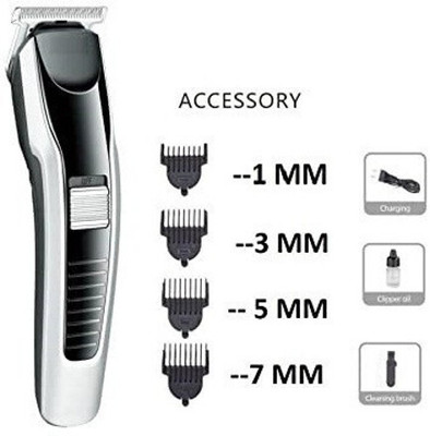 Rawnrich AT 538 Trimmer 60 min  Runtime 4 Length Settings(Black)
