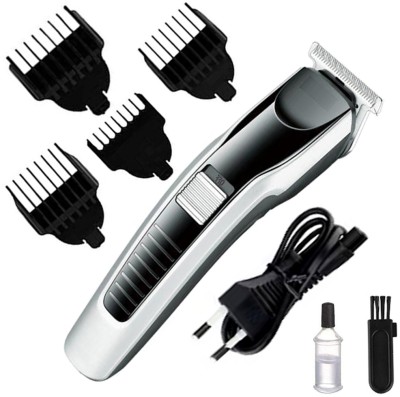 CHT Hair styling Solid build AC motor powerfull trimmer for home saloon Fully Waterproof Trimmer 45 min  Runtime 4 Length Settings(Multicolor)