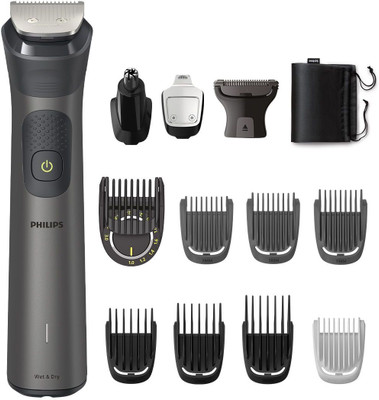 PHILIPS MG7920/65 Patented Twin Trim Tech|13 in 1 | Max Precision All-in One Trimmer 120 min  Runtime 17 Length Settings(Grey)