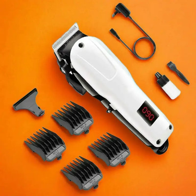 GADGETSGALAXY w1e33 Trimmer 120 min  Runtime 5 Length Settings(White)