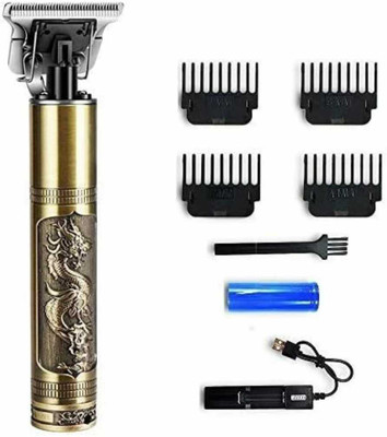 FINARO PROFESSIONAL HIGH Trimmer 120 min  Runtime 4 Length Settings(Gold)