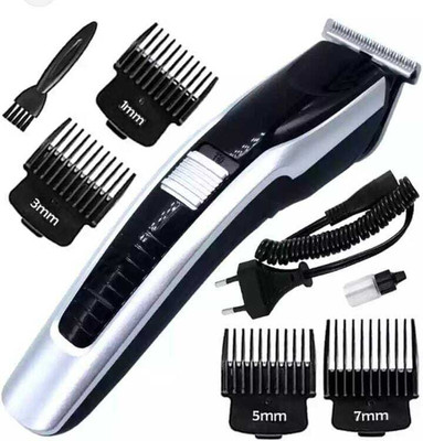 Zeno volt Professional AT-538 Hair Cutting Shaving Classic Machine Beard Trimmer Razor Trimmer 120 min  Runtime 4 Length Settings(Black, Grey)