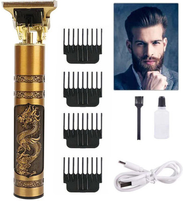 VR Bright Lite Professional Vintage Style with 0.5-4mm Trim Range lite58 Trimmer 60 min  Runtime 4 Length Settings(Gold)