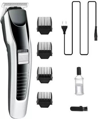 TechBuddy Professional AT538 Hair Clipper Rechargeable beard Trimmer shaver B54 Trimmer 45 min  Runtime 4 Length Settings(Black)