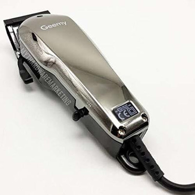 Geemy GM-1030 Trimmer 0 min  Runtime 3 Length Settings(Silver)