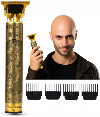 ELEGANTSTYLER Hair Trimmer Cordless Hair Trimmer Cordless Hair Cutting Machine for Barbers Trimmer 60 min  Runtime 3 Length Settings(Gold)