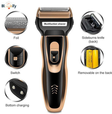 BloomiFy TM_312 Ultimate 3-, Trim, and Shape with Precision Trimmer 60 min  Runtime 4 Length Settings(Multicolor)