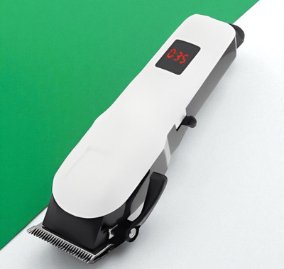 3BAAN X459 Rechargeable Professional Hair Trimmer – Perfect Beard Styling Fully Waterproof Trimmer 244 min  Runtime 4 Length Settings(White)