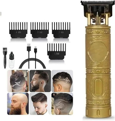 HTD GN_TM_567 Trimmer 120 min  Runtime 4 Length Settings(Gold)