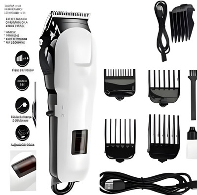 BEXCEL PROFESSIONAL MAXTOP 809j00jmf TRIMMER Body Groomer 120 min  Runtime 5 Length Settings(White)