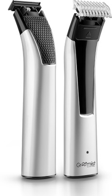 GROOMIIST CS-1BXl Trimmer 90 min  Runtime 4 Length Settings(Grey)