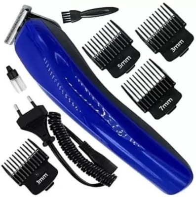 AVENUE HTC Trimmer for men Rechargeable 528 Trimmer 120 min  Runtime 4 Length Settings(Blue)