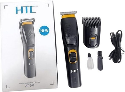 MAHAKAL ENTERPRISE 509 Cordless Professional Hair Trimmer Waterproof Stainless Steel Blade Trimmer 120 min  Runtime 4 Length Settings(Black)