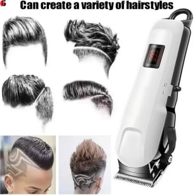 Ziddjeet A45 MZ M809T 2Hrs Charging Time 240mins Operating Time 4 Length Comb Trimmer 300 min  Runtime 4 Length Settings(White)