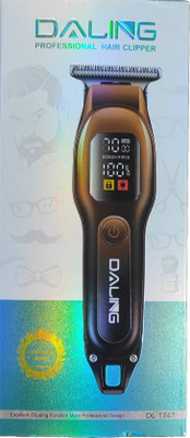 DALING DL-1747 Trimmer 120 min  Runtime 0 Length Settings(Multicolor)
