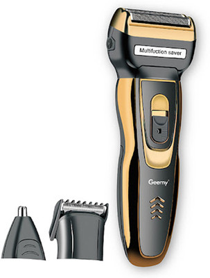 HRIDDHI Gm-595 Cordless design: For convenient use anywhere Trimmer 120 min  Runtime 4 Length Settings(Orange, Black)