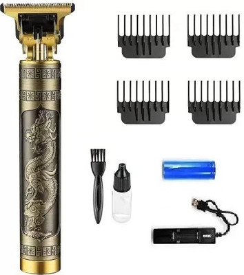 U Z A N Trimmer For Men | Hair Trimmer For Men | Golden Trimmer Fully Waterproof Trimmer 120 min  Runtime 4 Length Settings(Gold)