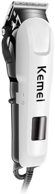 Kemei KM-809A Trimmer 120 min  Runtime 4 Length Settings(White)