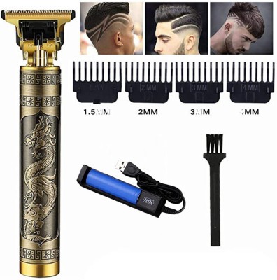 DawnRays Professional Hair Clipper Trimmer for Men Fully Waterproof Trimmer 120 min  Runtime 4 Length Settings(Steel)