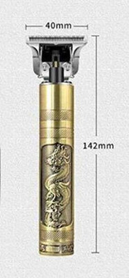 Kabeer enterprises Maxtop t99 Professional Golden Metal Body Trimmer kit K63 Trimmer 120 min  Runtime 4 Length Settings(Rose Gold)