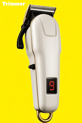 Nilesawar A128 Professional Grooming Trimmer Cordless Low Noise Motor, Sharp Cutting Edge Fully Waterproof Trimmer 240 min  Runtime 4 Length Settings(Multicolor)