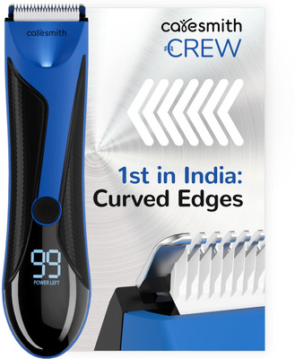 caresmith Crew Manscaping Rechargeable Body For Men Body Groomer 90 min  Runtime 4 Length Settings(Blue, Black)