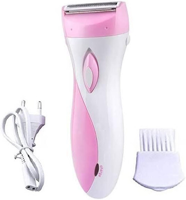 GadBee km 3018-01 Fully Waterproof Body Groomer 90 min  Runtime 0 Length Settings(Pink)