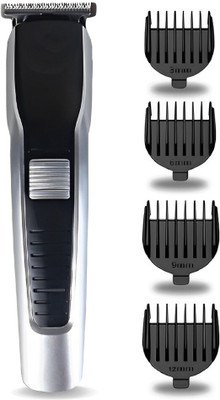 SRSW Beard & Hair 538 Rechargeable Professional Hair Trimmer 60 min Runtime Trimmer 60 min  Runtime 4 Length Settings(Black)