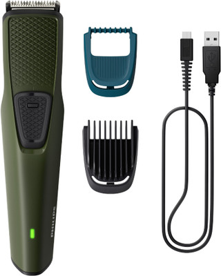 PHILIPS BT1230/18 Beard Trimmer Trimmer 30 min  Runtime 2 Length Settings(Green)