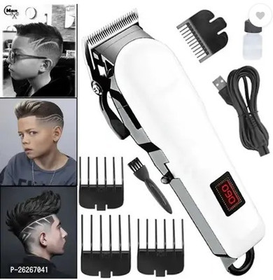 SPARKPLUG KM809F11 Fully Waterproof Trimmer 120 min  Runtime 4 Length Settings(White)