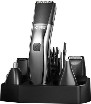 BEARDO Chrome Beast Grooming Kit Multipurpose, Full Body Groomer | Trimmer For Men | Trimmer 90 min  Runtime 40 Length Settings(Black, Silver)