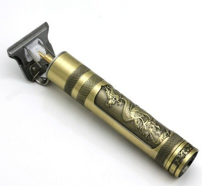 FINARO Professional 799 Golden Rechargeable Golden Trimmer Beard Trimmer M17 Trimmer 120 min  Runtime 4 Length Settings(Gold)