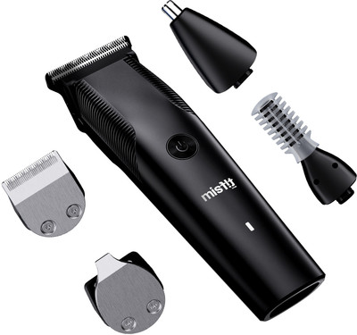 Misfit Groom 100 5-in-1 Trimmer 120 Min Runtime 5 Length Settings  (Black) For Rs. 499 @ 88 %