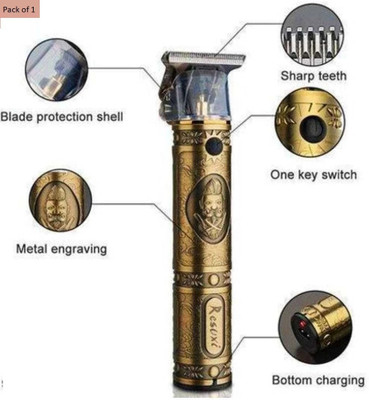 XPLOSSIVE New MP-98 Trimmer 120 min  Runtime 3 Length Settings(Gold)