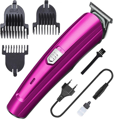 Geemy Rechargeable Body Groomer Professional Hair Clipper Shaver Razor Trimmer 60 min  Runtime 0 Length Settings(Multicolor)
