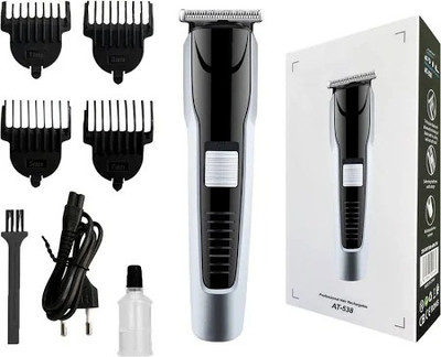 CozyFox 538 cutting machine | beard men | shaving Fully Waterproof Trimmer Shaver Trimmer 60 min  Runtime 4 Length Settings(Black, Grey)