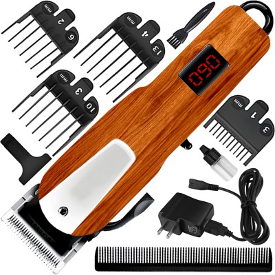 QGS H1 New Powerful Hair Clipper High Quality Fast Charging Razor 5W Beard Moustache Fully Waterproof Trimmer 240 min  Runtime 10 Length Settings(Multicolor)