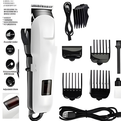 BEXCEL PROFESSIONAL MAXTOP 809jji00jmf TRIMMER Body Groomer 120 min  Runtime 5 Length Settings(White)