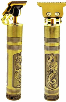 HouseOfCommon Hair Trimmer XY275 Trimmer 120 min  Runtime 4 Length Settings(Gold)