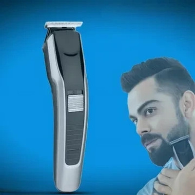 HTC Hair Cordless Rechargeable Electric Body Beard Hair Trimmer Shaver Trimmer 90 min  Runtime 4 Length Settings(Black)
