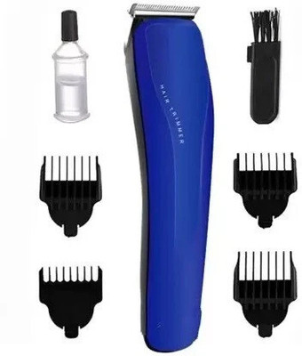 Rawnrich -528 Beard Shaver Cutter Barber Cordless Trimmer 60 min  Runtime 4 Length Settings(Black)