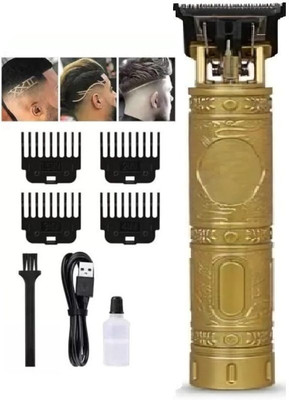 HTD GN_TM_583 Trimmer 120 min  Runtime 4 Length Settings(Gold)