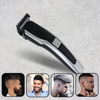 Zadinga Pro Max T shape Rechargeable Professional Titanium Blade 3 In 1 Trimmer 60 min  Runtime 4 Length Settings(Silver, Black)