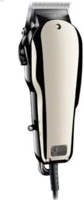 Geemy Professional hair clipper trimmer electric direct pawer wired Trimmer 0 min  Runtime 4 Length Settings(Silver)