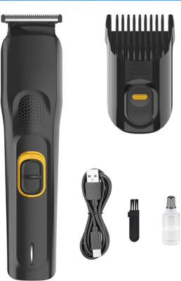 Ampposh Cordless Professional Hair Trimmer For Men waterproof Trimmer 120 min Runtime Trimmer 120 min  Runtime 1 Length Settings(Black)