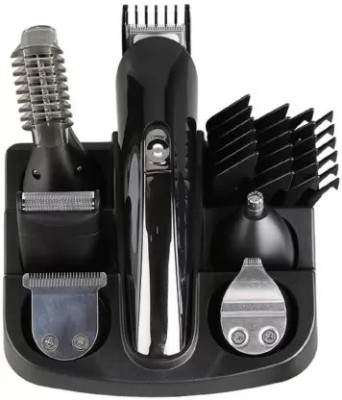 HASRU KM 600 Professional 11 in 1 Hair Trimmer Clipper Trimmer 120 min Runtime Trimmer 120 min  Runtime 11 Length Settings(Black)