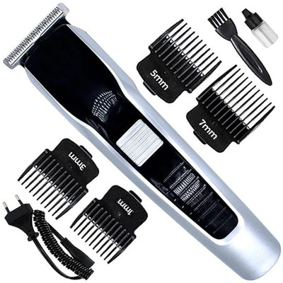 KEDARI Comb 538 stainless steel sharp blade beard shaver trimmer upto length 0.5 to 7mm Trimmer 120 min  Runtime 4 Length Settings(Black)