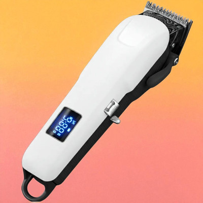 3BAAN X48 Precision Beard & Hair Trimmer for Men – Cordless, Durable, Easy to Clean Fully Waterproof Trimmer 240 min  Runtime 4 Length Settings(White)